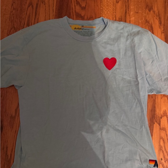 Aviator Nation Sky Blue Tee - Picture 1 of 5